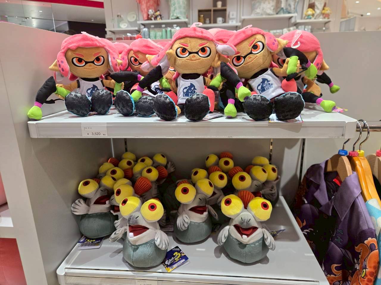 澀谷PARCO「Nintendo TOKYO」｜斯普拉遁系列(漆彈大作戰) 角色絨毛玩偶