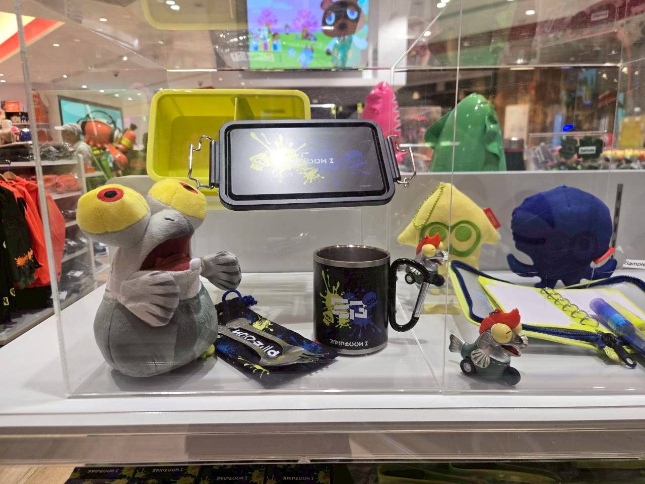 澀谷PARCO「Nintendo TOKYO」｜斯普拉遁系列(漆彈大作戰) 遊戲招牌周邊展示區