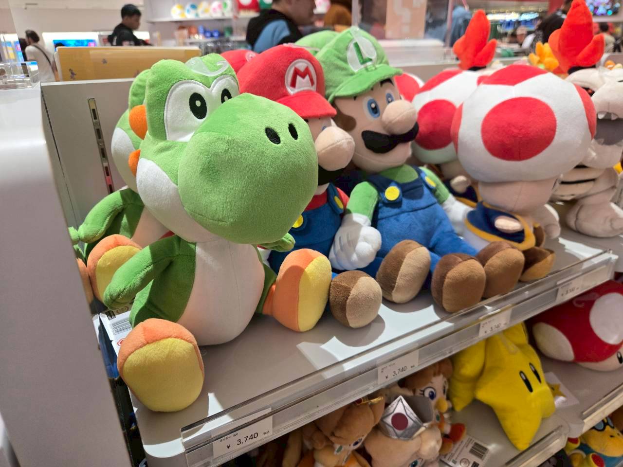 澀谷PARCO「Nintendo TOKYO」｜Super Mario 超級瑪利歐 人氣「耀西」絨毛玩偶