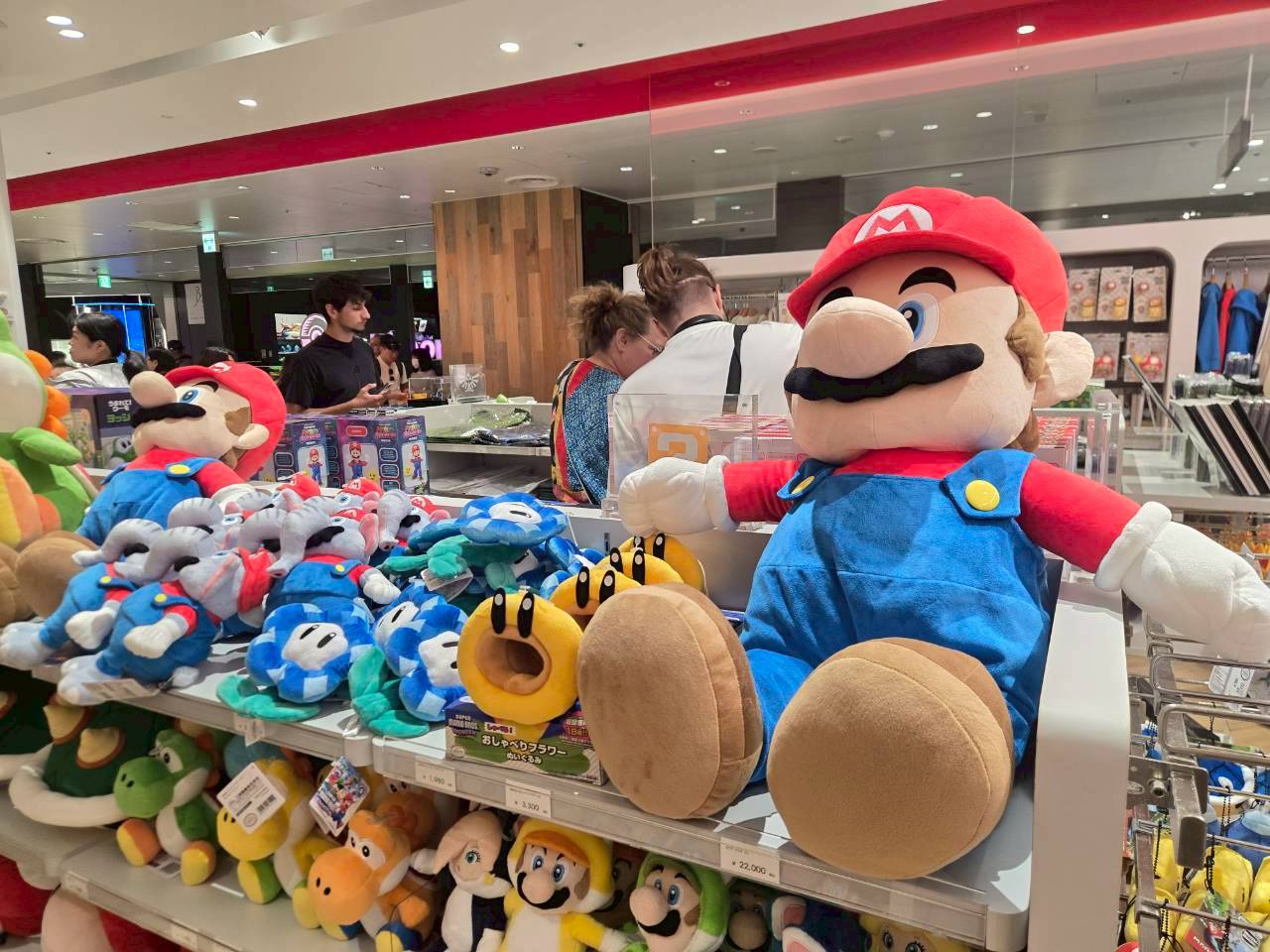 澀谷PARCO「Nintendo TOKYO」｜Super Mario 超級瑪利歐 BIG「瑪利歐」絨毛玩偶