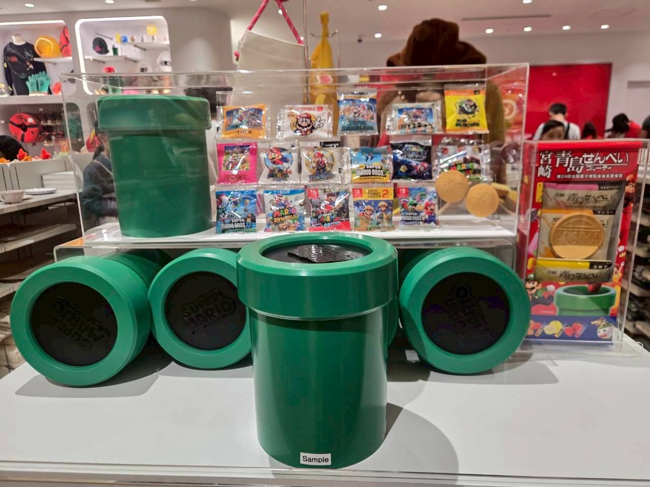 澀谷PARCO「Nintendo TOKYO」｜超級瑪利歐 水管造型收納桶