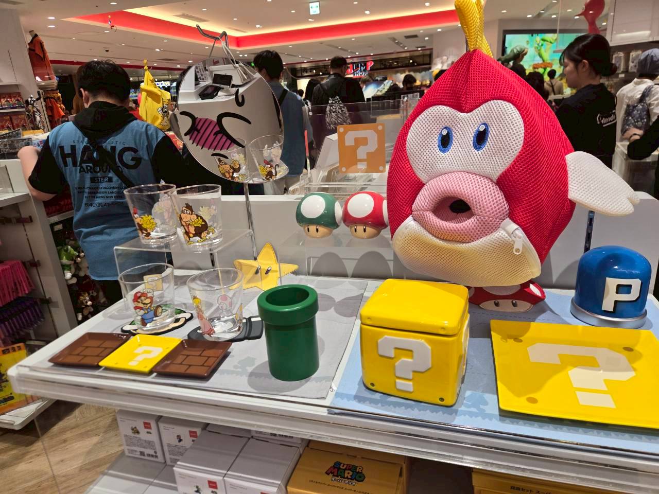 澀谷PARCO「Nintendo TOKYO」任天堂旗艦店｜Super Mario 超級瑪利歐系列 人氣周邊展示區