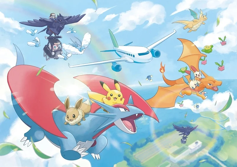 「能登里山 Pokémon With You 機場」原創主視覺「希望的天空」
