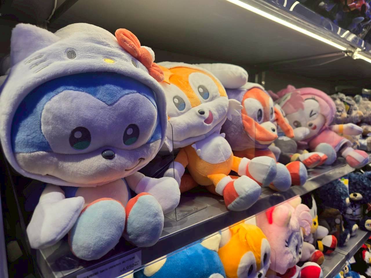 澀谷PARCO「SEGA STORE TOKYO」｜《音速小子》Sonic索尼克 BIG絨毛玩偶