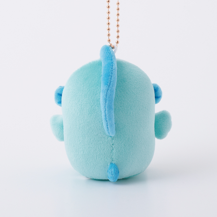 《Sanrio 三麗鷗》人魚漢頓「盲抽絨毛吊飾」眨眼款 背面