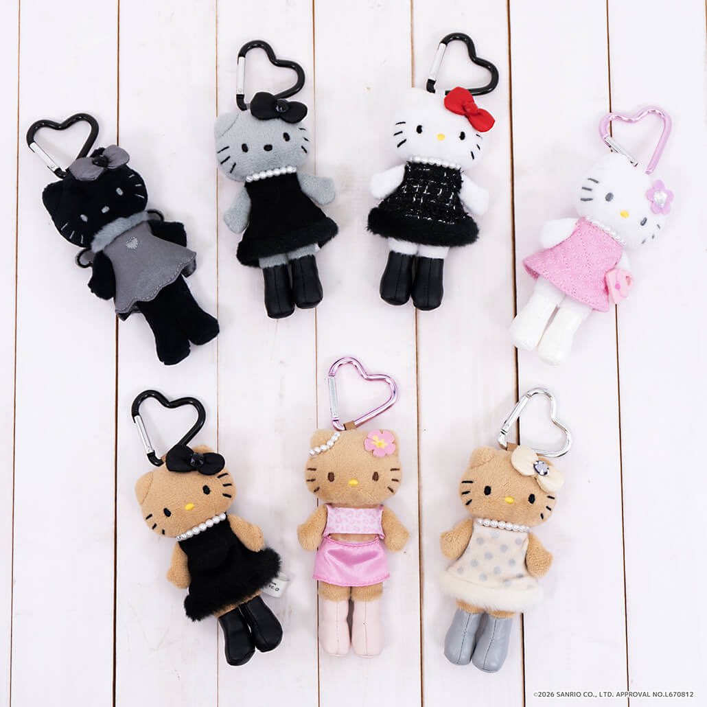 三麗鷗Hello Kitty「Styleup Mascot」時尚吊飾盲盒