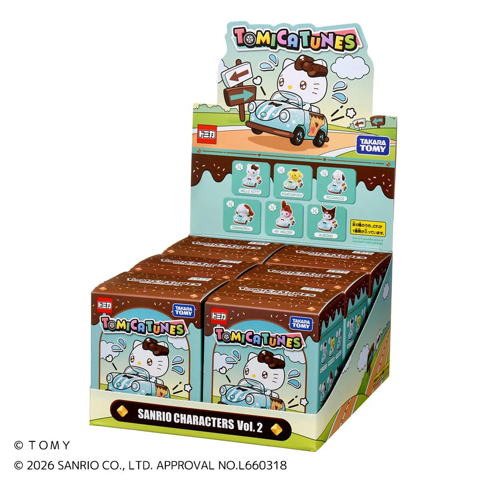 採盲盒隨機販售！三麗鷗 &times; TOMICA 聯名持續帶動收藏熱潮