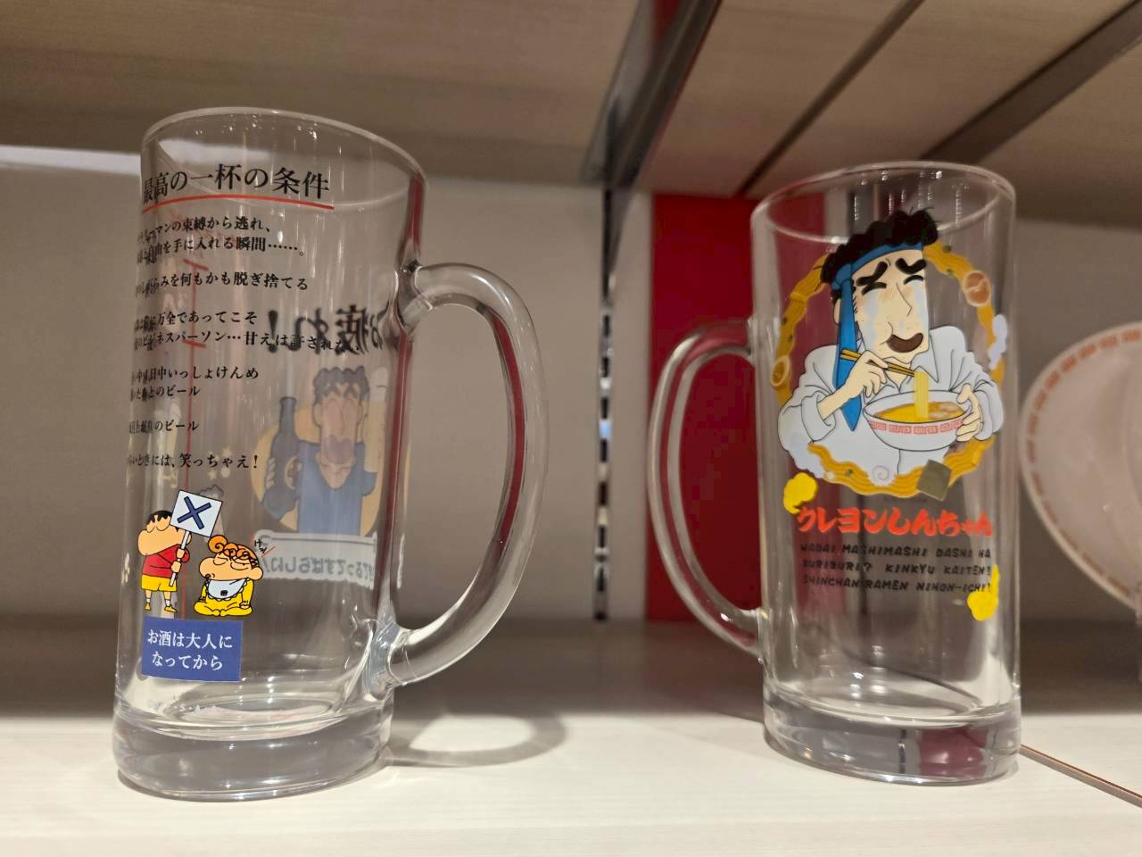 池袋太陽城「蠟筆小新電影嘉年華」野原廣志啤酒杯