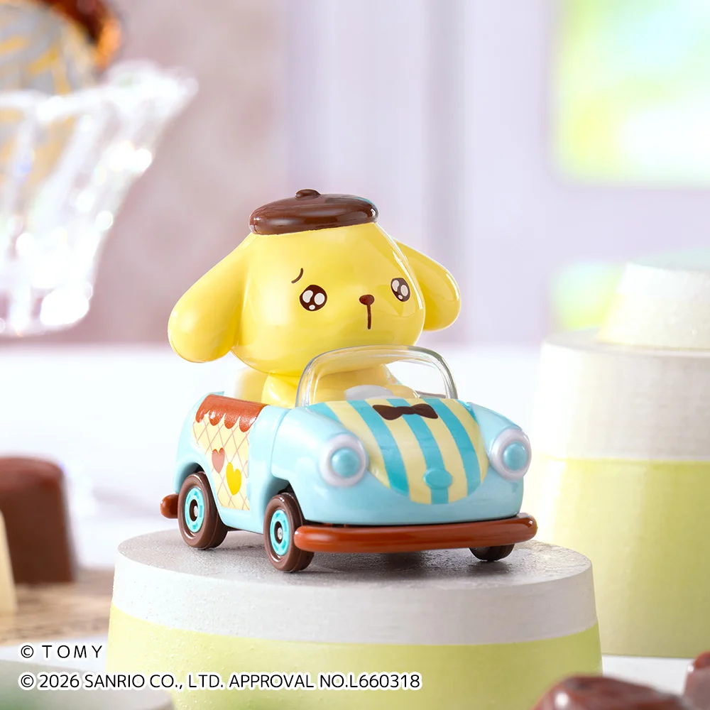 《TOMICA小汽車 &times; Sanrio三麗鷗》夢幻聯名第二彈 Pompompurin 布丁狗