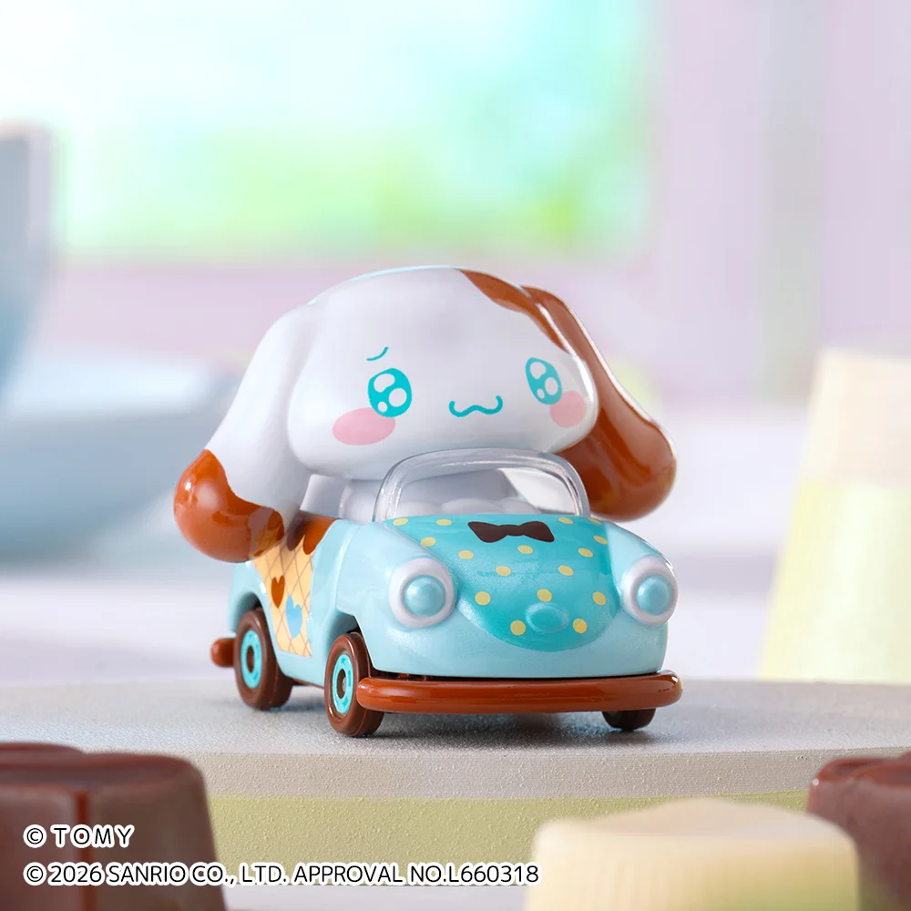 《TOMICA小汽車 &times; Sanrio三麗鷗》夢幻聯名第二彈 Cinnamoroll 大耳狗喜拿款