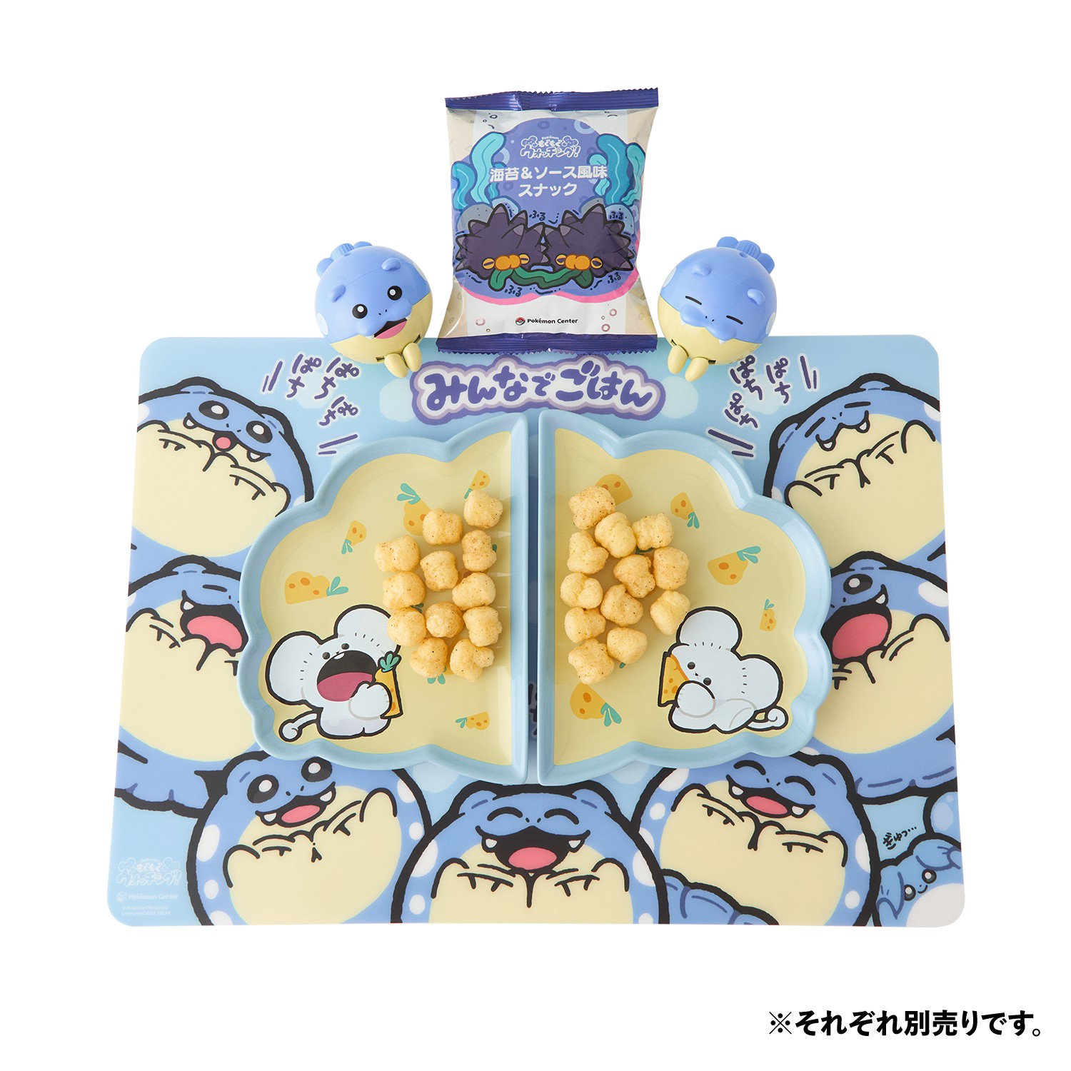 寶可夢「Mogu Mogu Watching！大口吃吃觀察」新品系列 『一對鼠』分享餐盤組+寶可夢餐墊 超可愛的新品使用實體照搶先看！