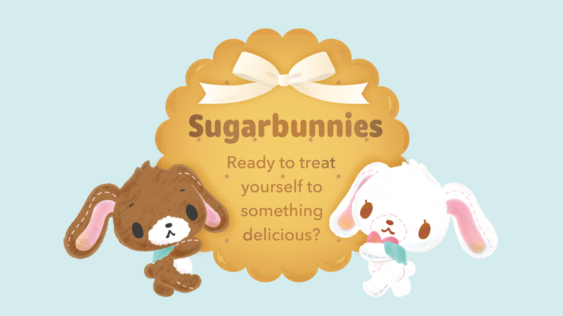 三麗鷗經典角色「Sugarbunnies 蜜糖邦尼」生日快樂！餅乾設計系列新品 5/27 登場，白兔與黑兔12款療癒周邊一次看