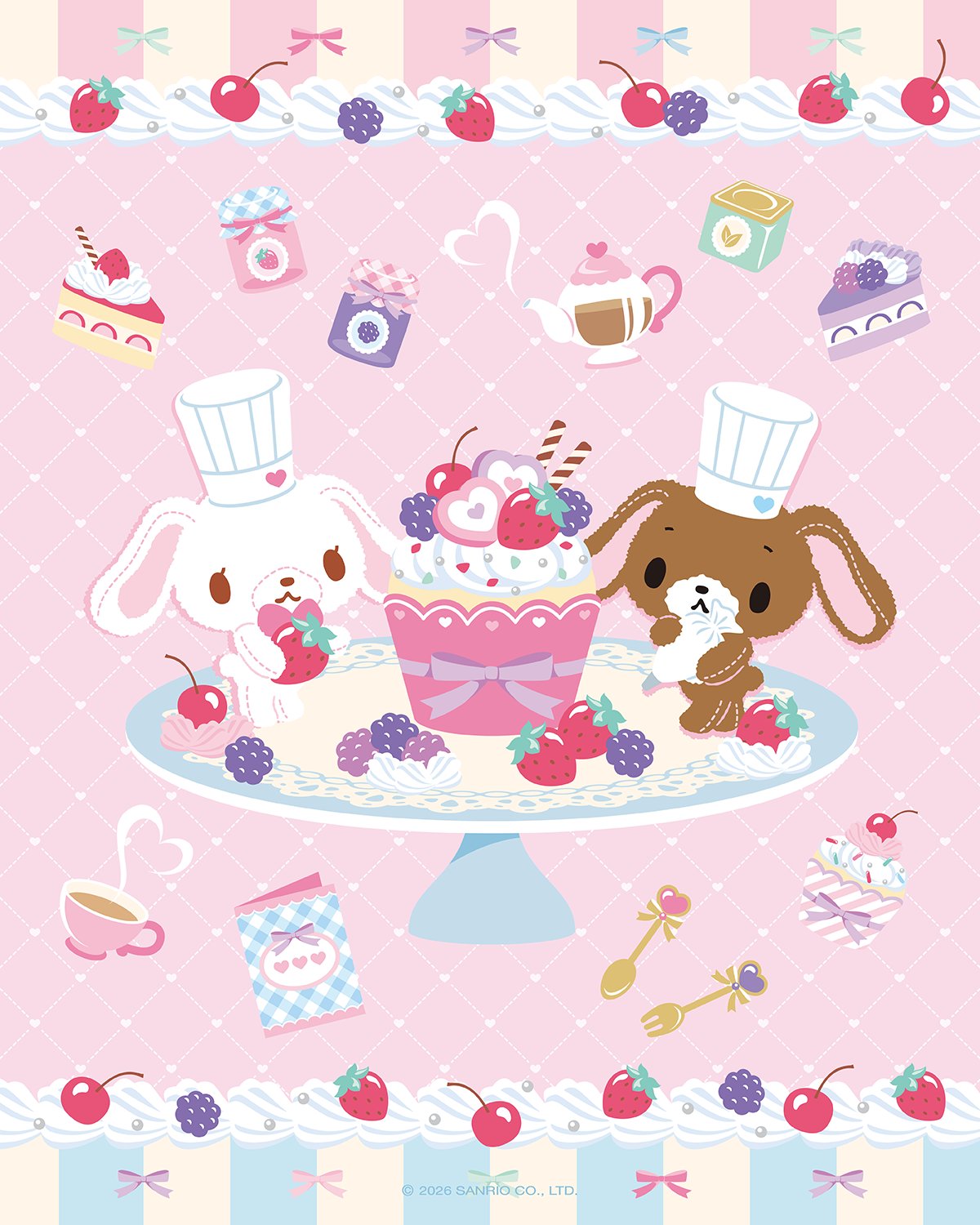 三麗鷗「Sugarbunnies 蜜糖邦尼」餅乾設計系列新品，2026生日紀念開賣！