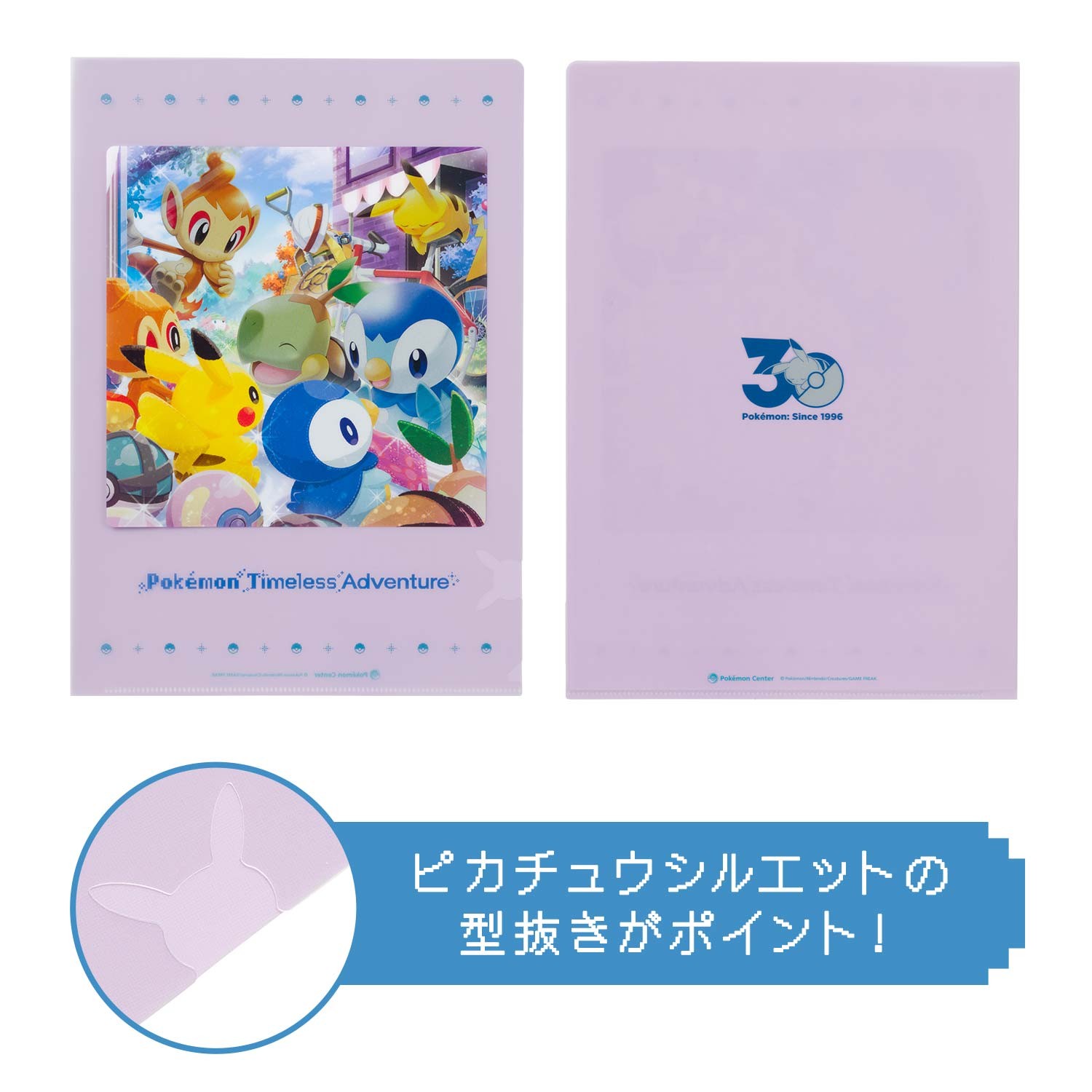 寶可夢30週年「Pokémon Timeless Adventure」系列 神奧地區 A4透明資料夾