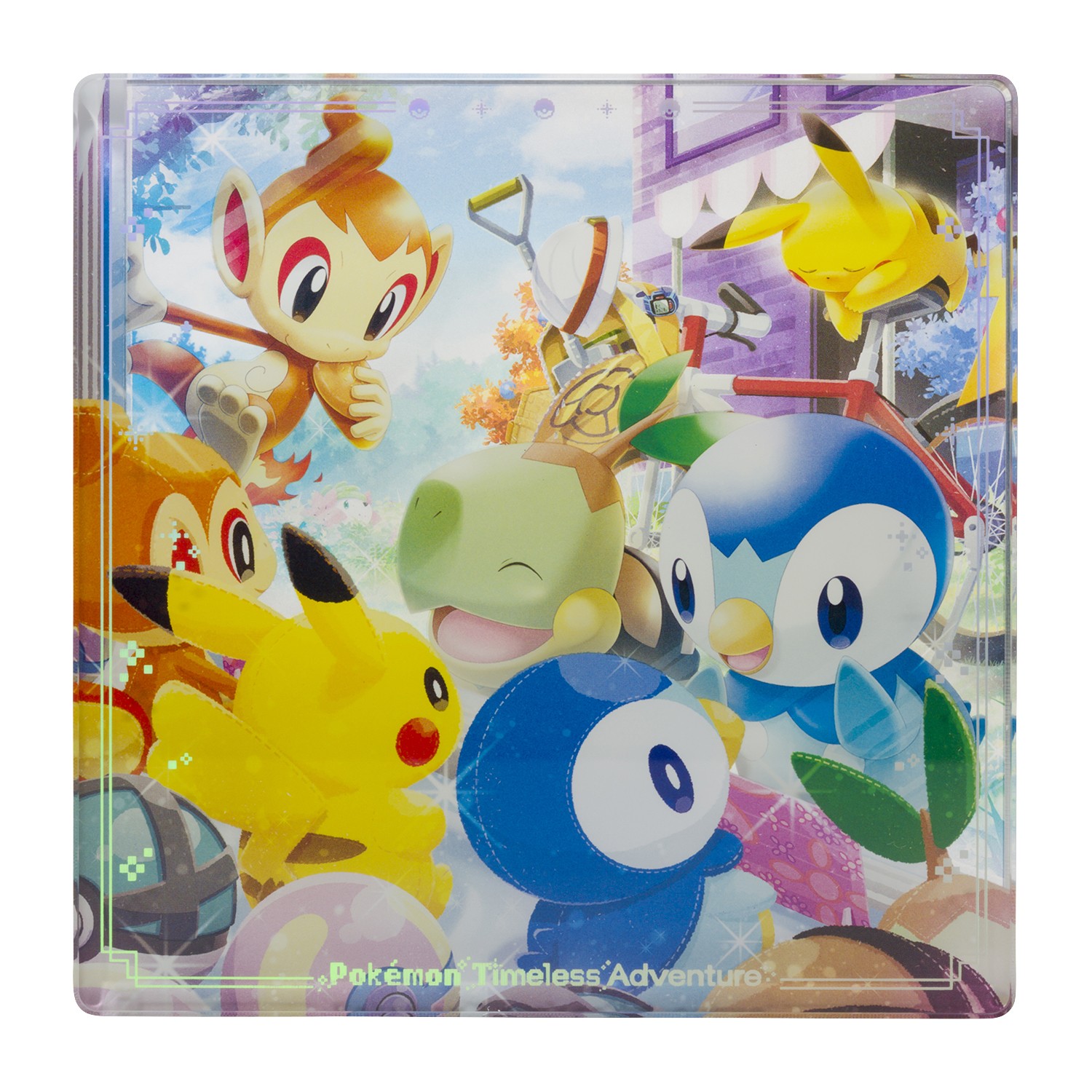 寶可夢30週年「Pokémon Timeless Adventure」系列 神奧地區 壓克力磚收藏
