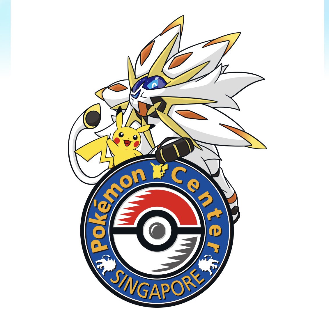 《Pok&eacute;mon Center SINGAPORE 新加坡寶可夢中心》LOGO