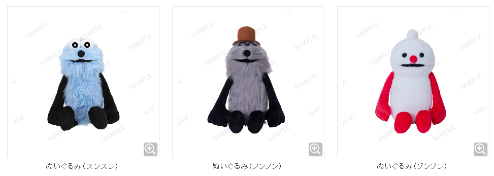《PUPPET SUNSUN in ODAIBA》限定周邊大公開，順順、宗宗、諾諾絨毛玩偶同步回歸販售