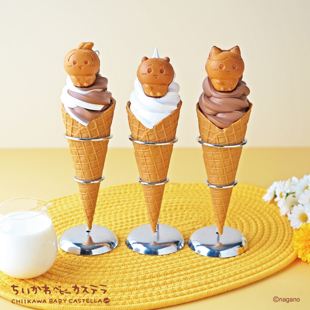 「Chiikawa Baby Castella」附寶寶卡斯提拉的霜淇淋