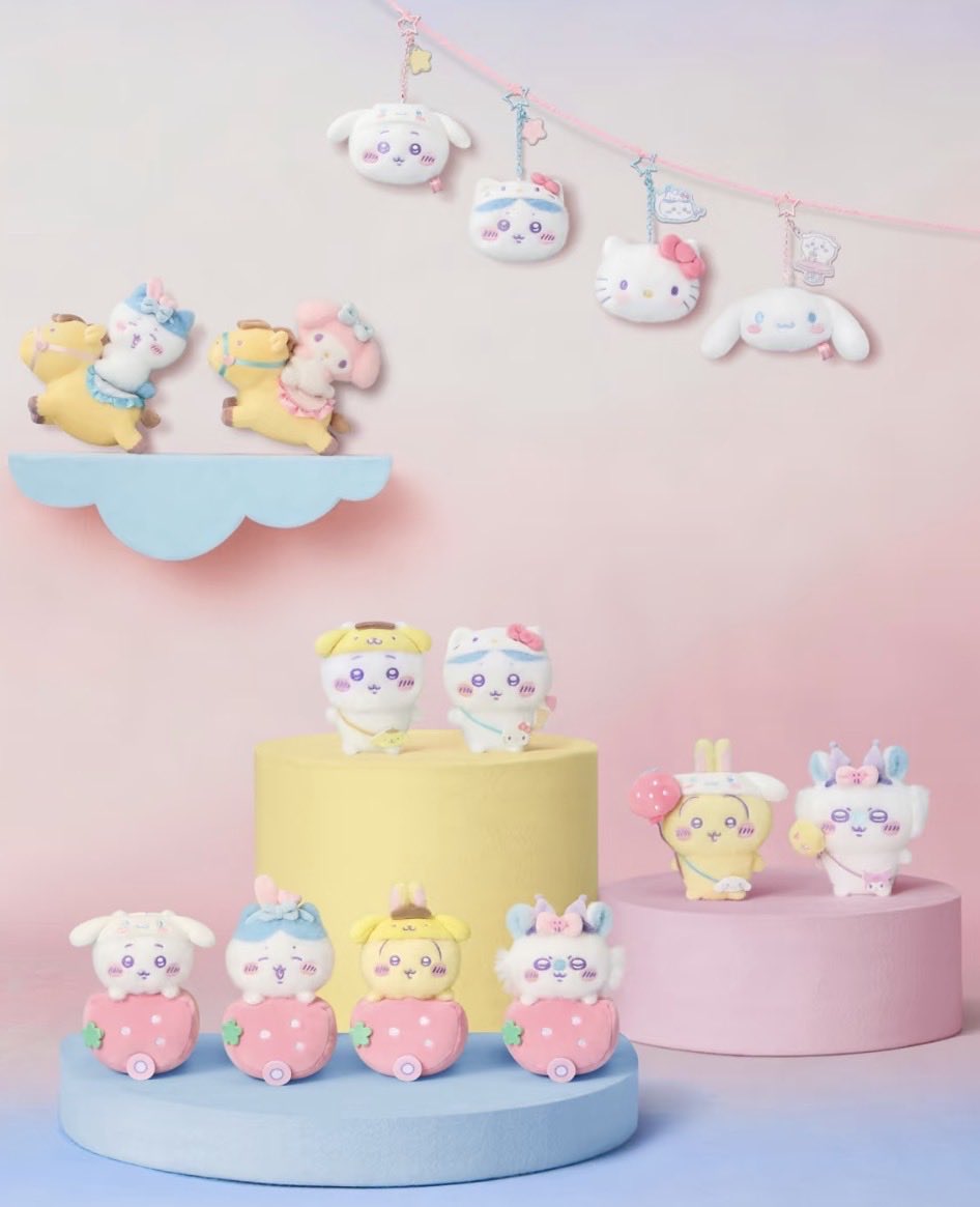 吉伊卡哇×三麗鷗聯名MINISO海外限定