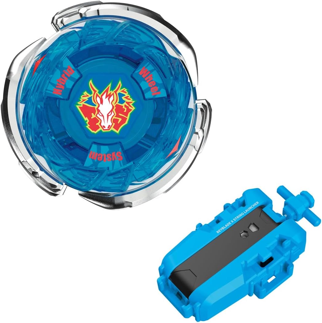 《戰鬥陀螺X》BX-00 暴風天馬（Storm Pegasis）3-70RA 專屬「藍色透明拉線發射器」同步收錄