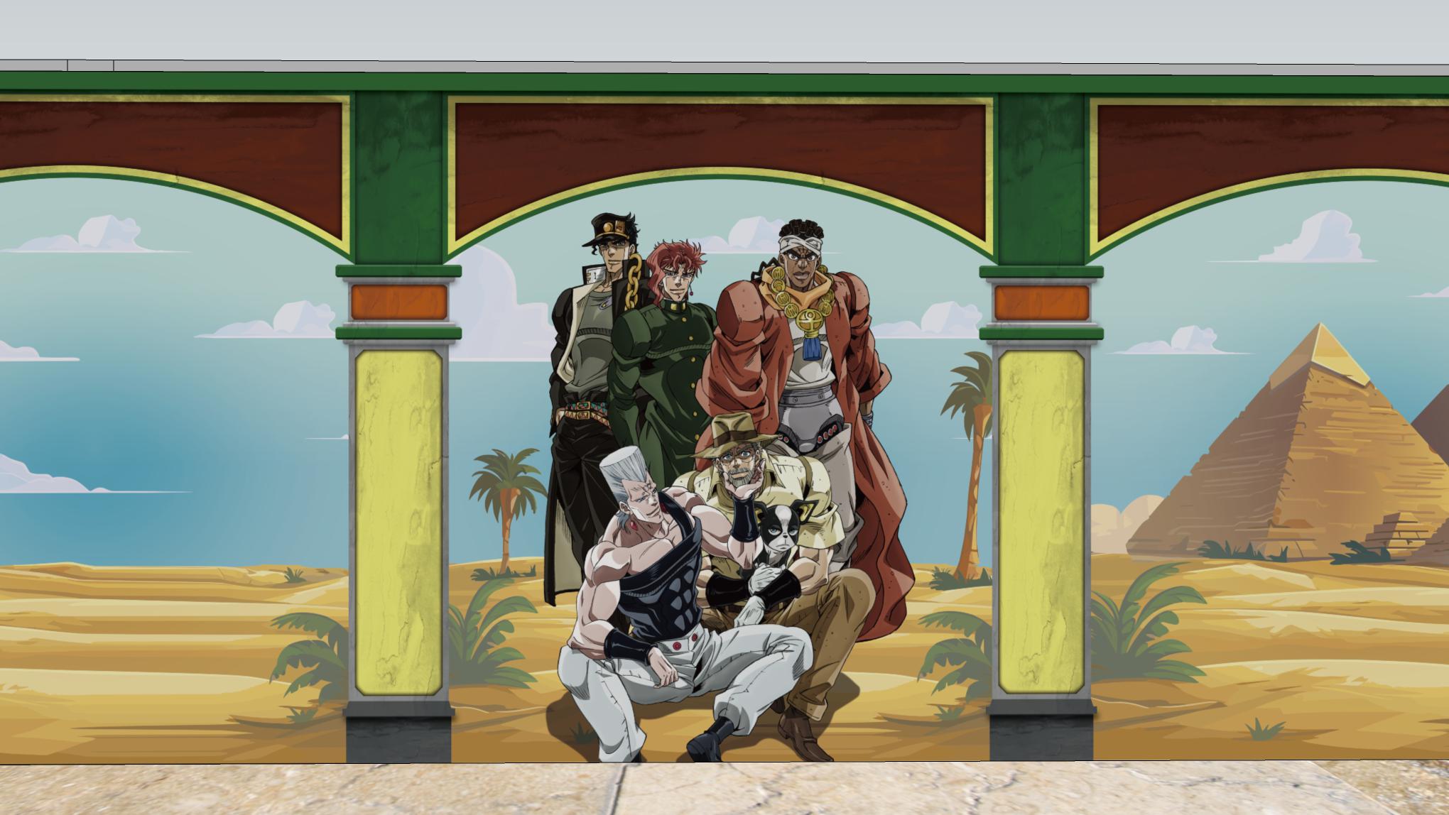 《JoJo的奇妙冒險 星塵遠征軍》快閃店7大史詩級打卡點 出發前的合照