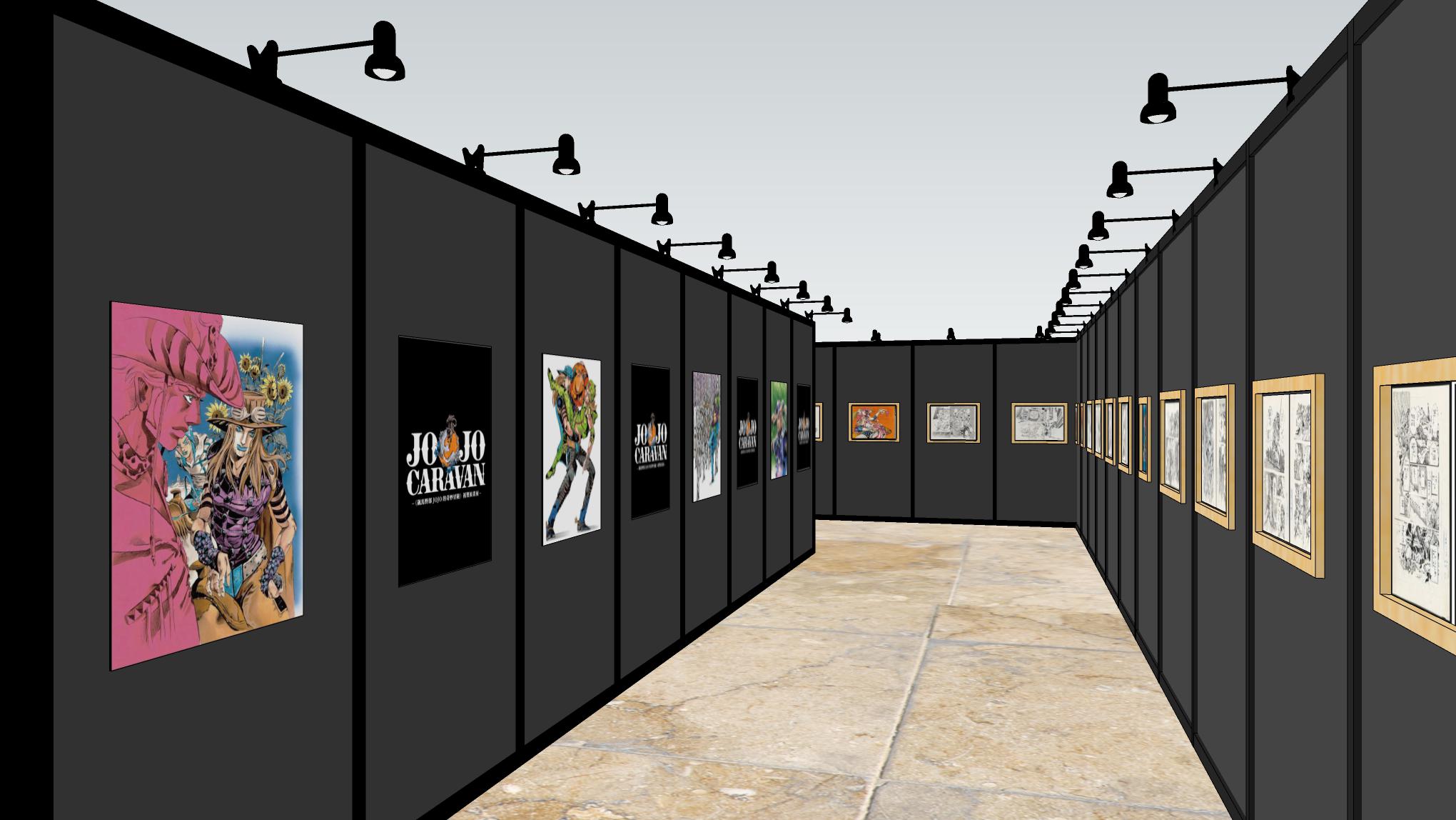 《飆馬野郎JoJo的奇妙冒險》複製原畫展！