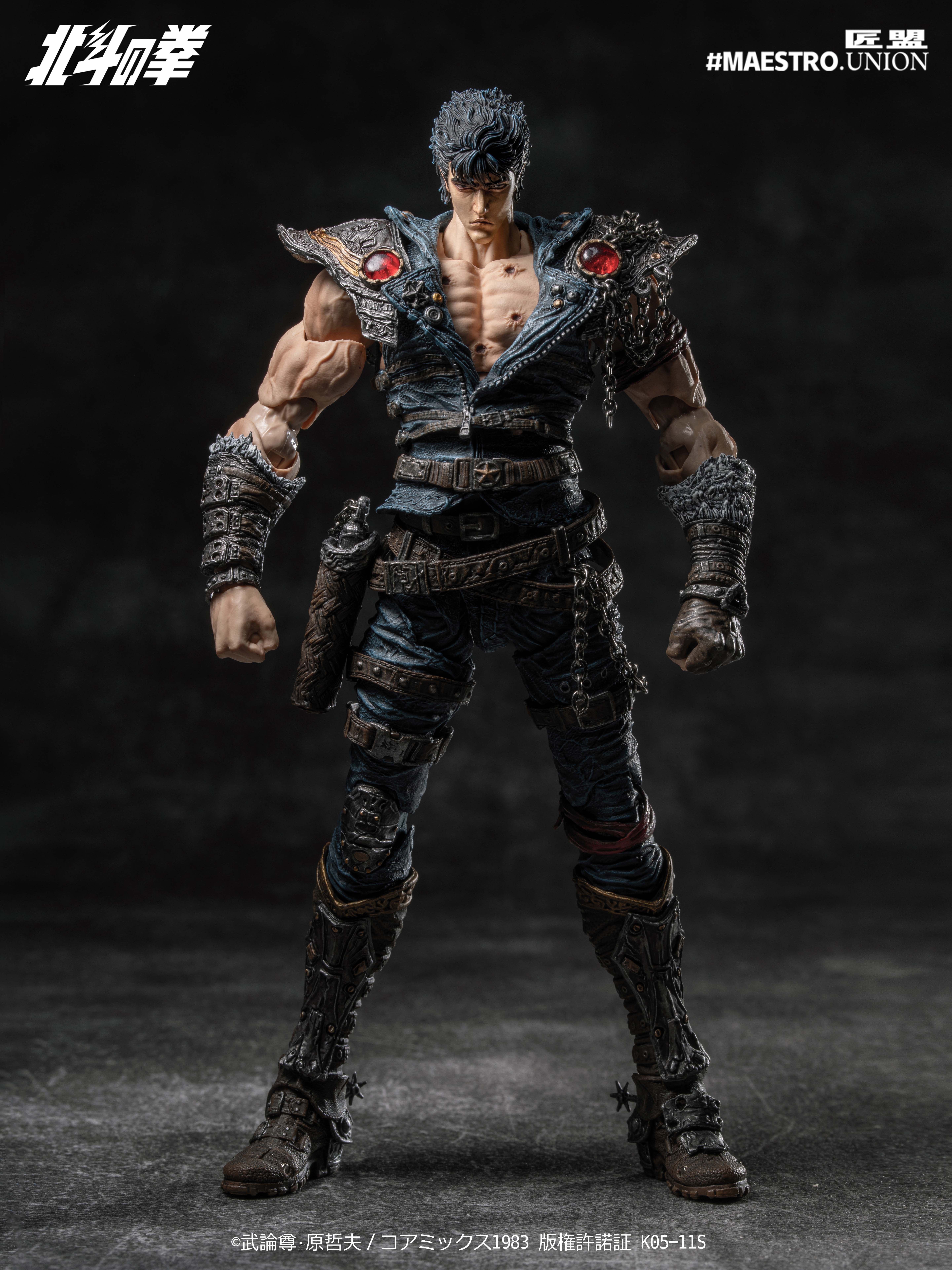 MAESTRO UNION《北斗神拳》拳四郎「北斗百裂拳」模型 精緻肌肉刻畫展現「北斗神拳傳人」魅力