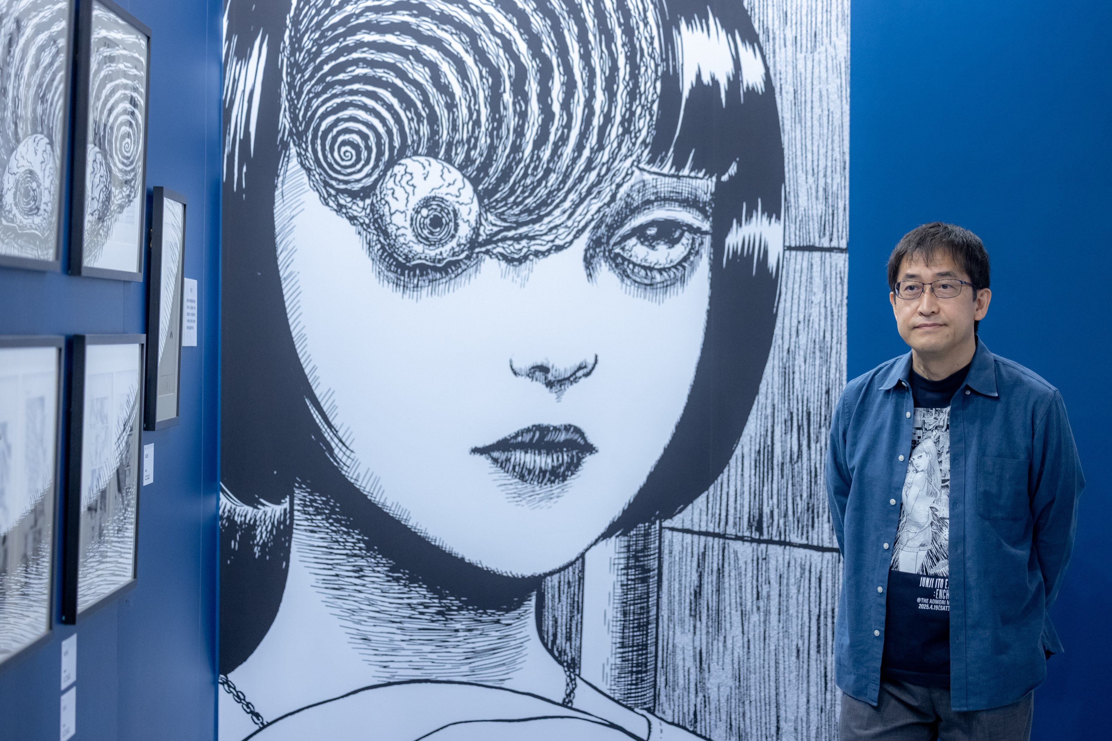 《伊藤潤二展 誘惑 JUNJI ITO EXHIBITION ENCHANTMENT》松菸登場,伊藤潤二老師現身開幕式
