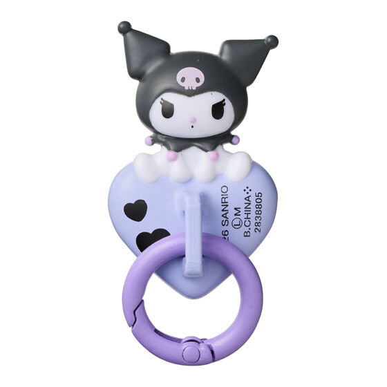 三麗鷗《手機吊飾掛環扭蛋》Kuromi 酷洛米款