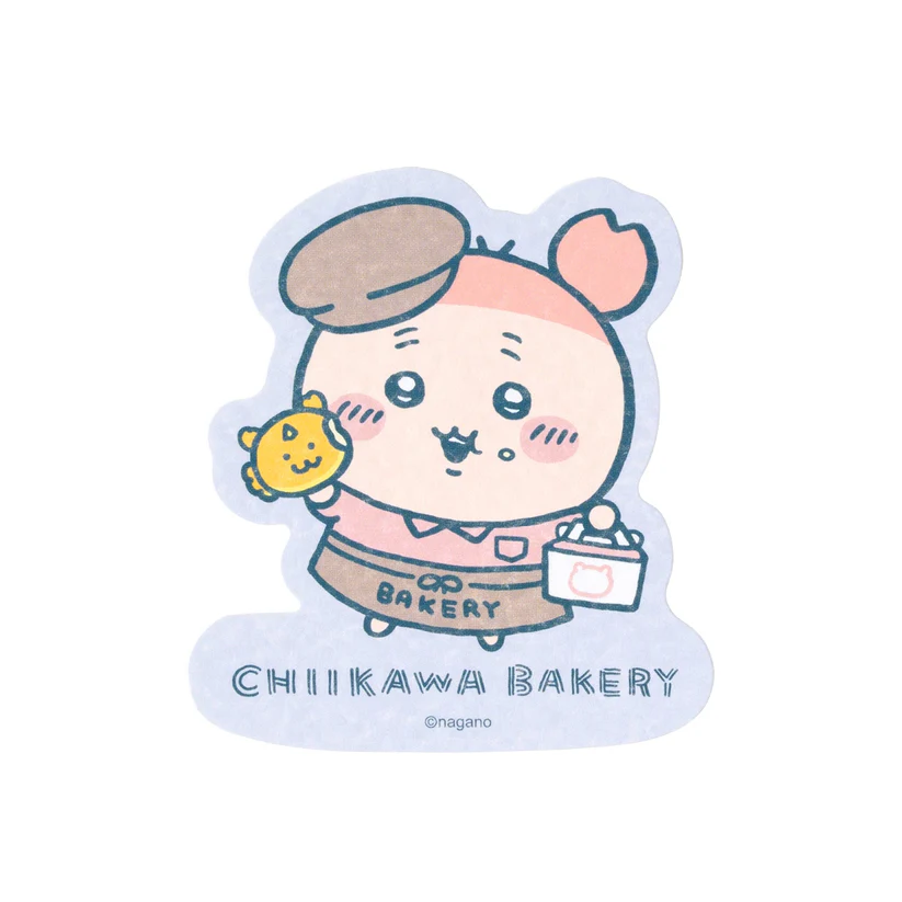 《Chiikawa Bakery 吉伊卡哇麵包店》手感材質手機貼紙 古本屋店員款