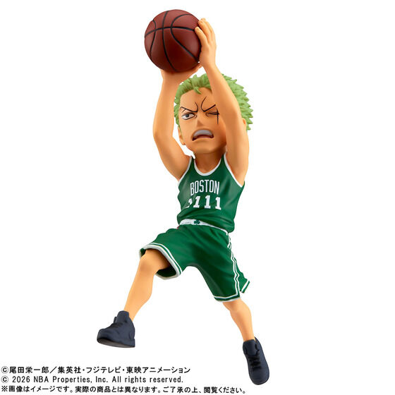 《ONE PIECE 海賊王 × NBA》WCF公仔 索隆 & 波士頓塞爾提克