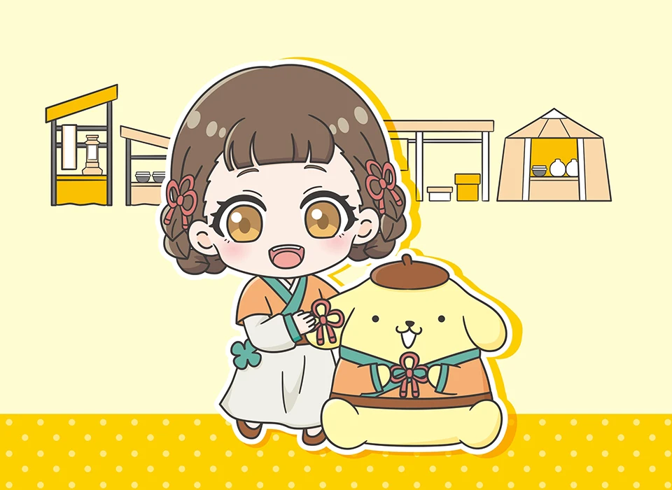 《藥師少女的獨語 &times; 三麗鷗》小蘭 &times; 布丁狗 Q版角色視覺