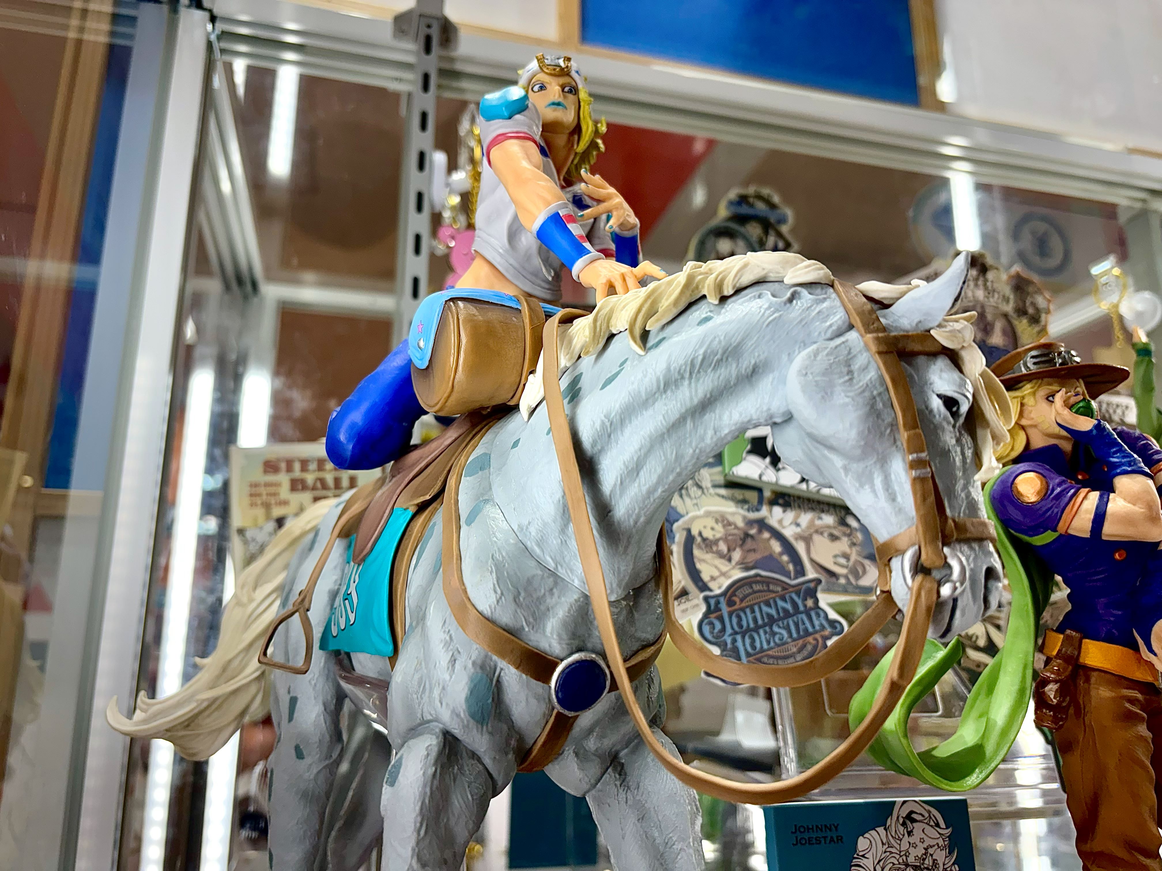 一番賞《JOJO的奇妙冒險 飆馬野郎》A賞 喬尼・喬斯達 MASTERLISE模型、C賞 Slow Dancer 慢舞者 MASTERLISE模型
