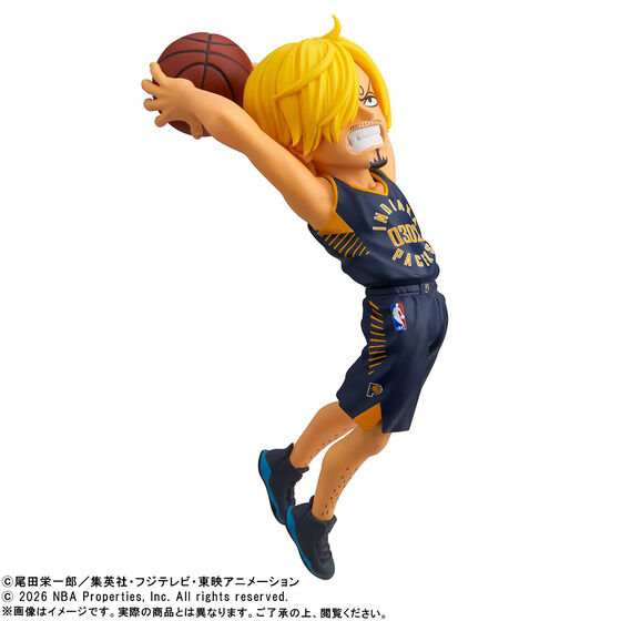 《ONE PIECE 海賊王 × NBA》WCF公仔 香吉士 & 印第安納溜馬