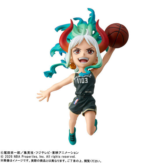《ONE PIECE 海賊王 × NBA》娜美 & 紐奧良鵜鶘 WCF公仔 