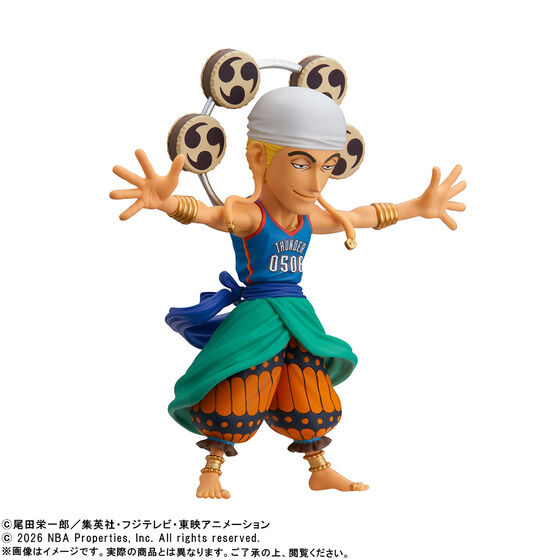《ONE PIECE 海賊王 × NBA》艾涅爾 & 奧克拉荷馬雷霆 WCF公仔 