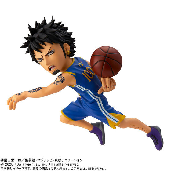 《ONE PIECE 海賊王 × NBA》WCF公仔 羅 & 金州勇士