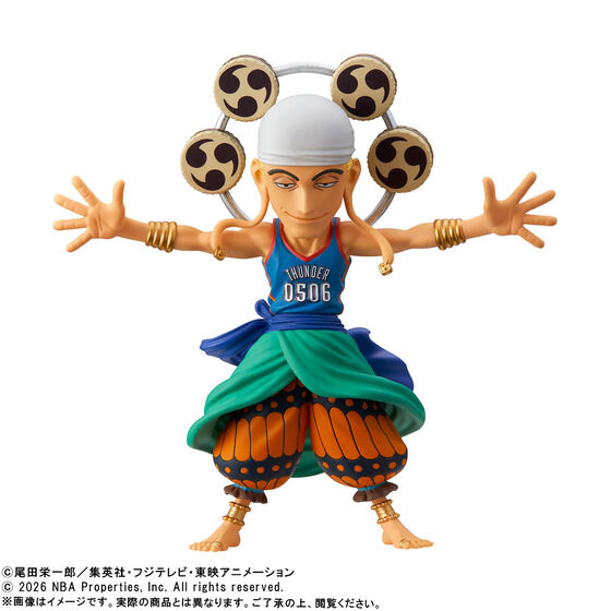 《ONE PIECE 海賊王 × NBA》WCF公仔 艾涅爾 & 奧克拉荷馬雷霆