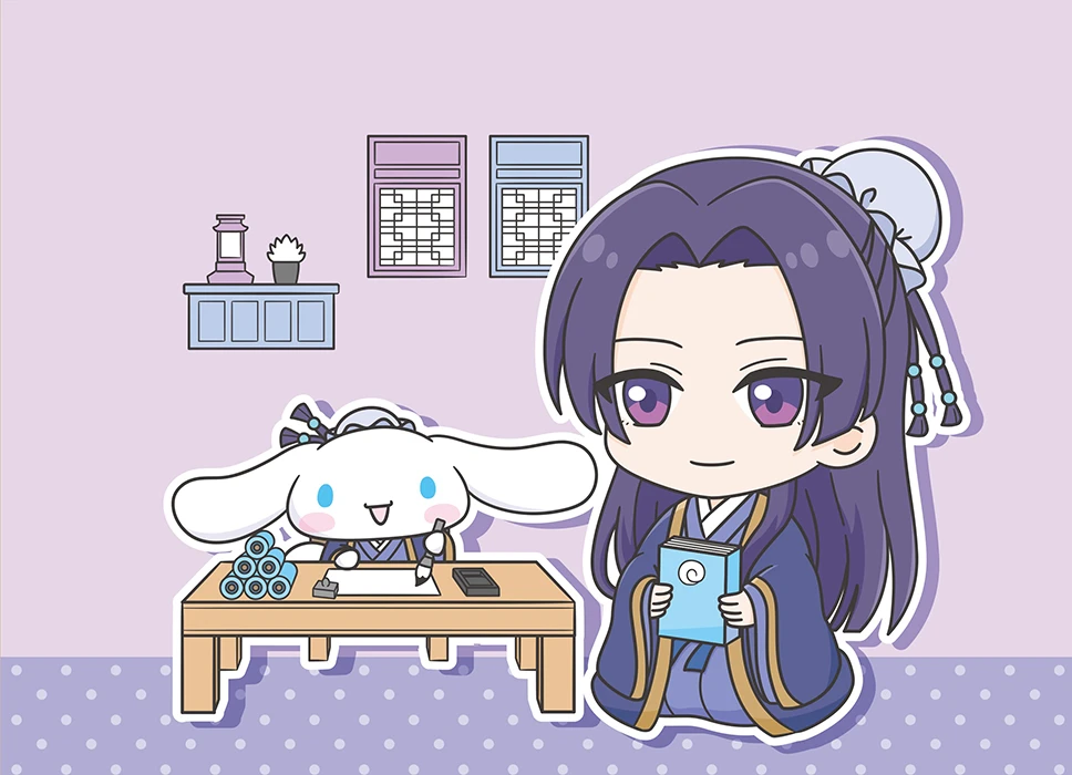 《藥師少女的獨語 &times; 三麗鷗》壬氏 &times; 大耳狗喜拿 Q版角色視覺