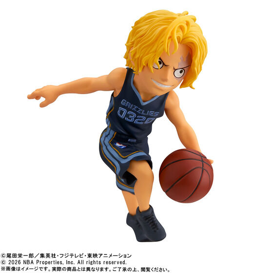 《ONE PIECE 海賊王 × NBA》薩波 & 曼菲斯灰熊 WCF公仔 
