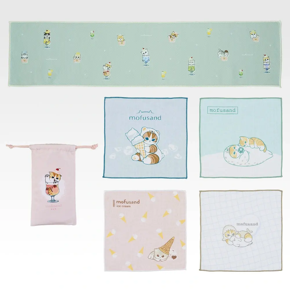 一番賞《mofusand貓福珊迪 ~沁涼放鬆時光~》E賞|夏日布製品系列