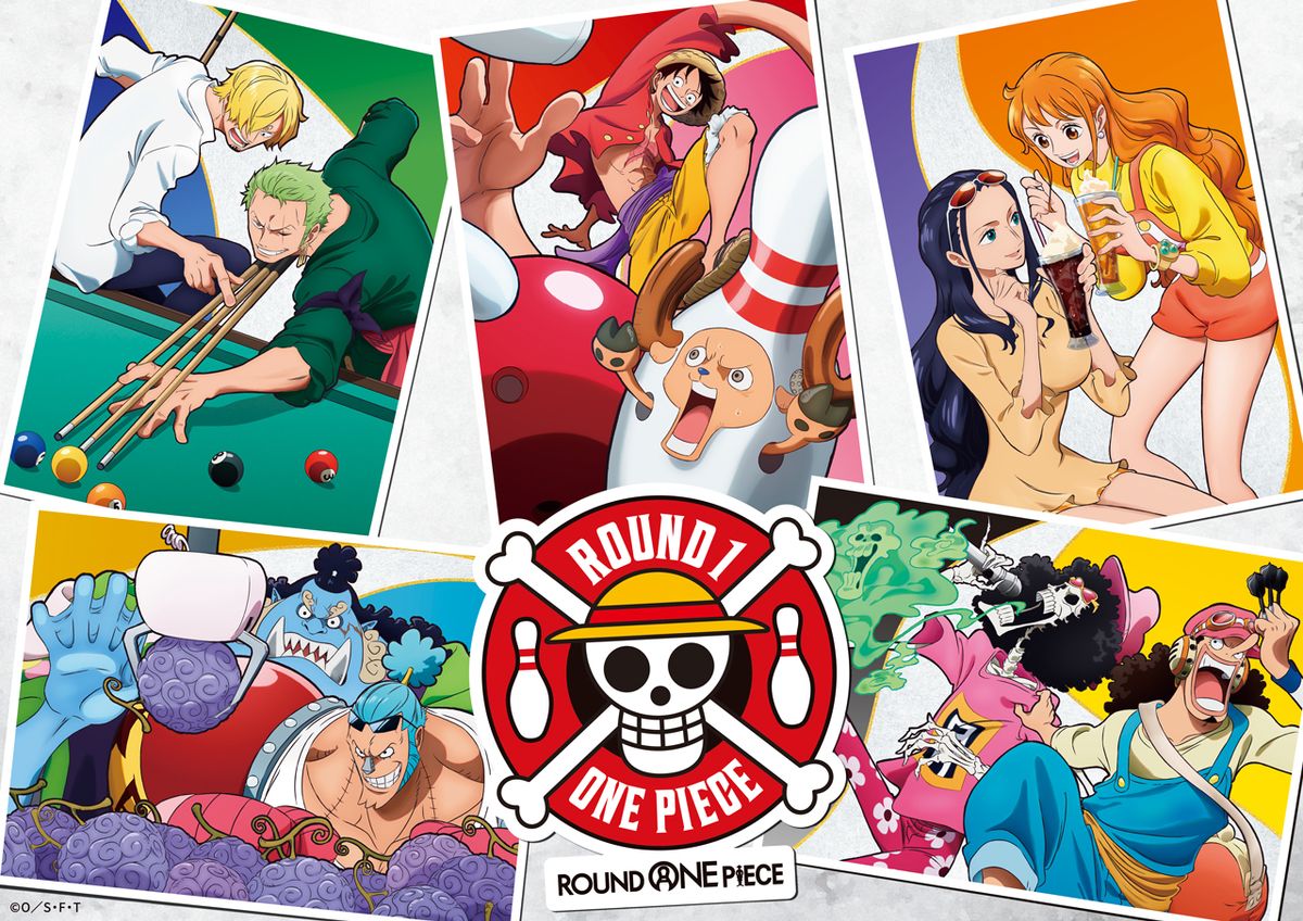 ROUND1 ×《ONE PIECE 海賊王》首度日美同步聯名!159間門市7/18起登場,限定喬巴玩偶、Gear 5魯夫模型、ONE PIECE卡牌、聯名餐點一次看