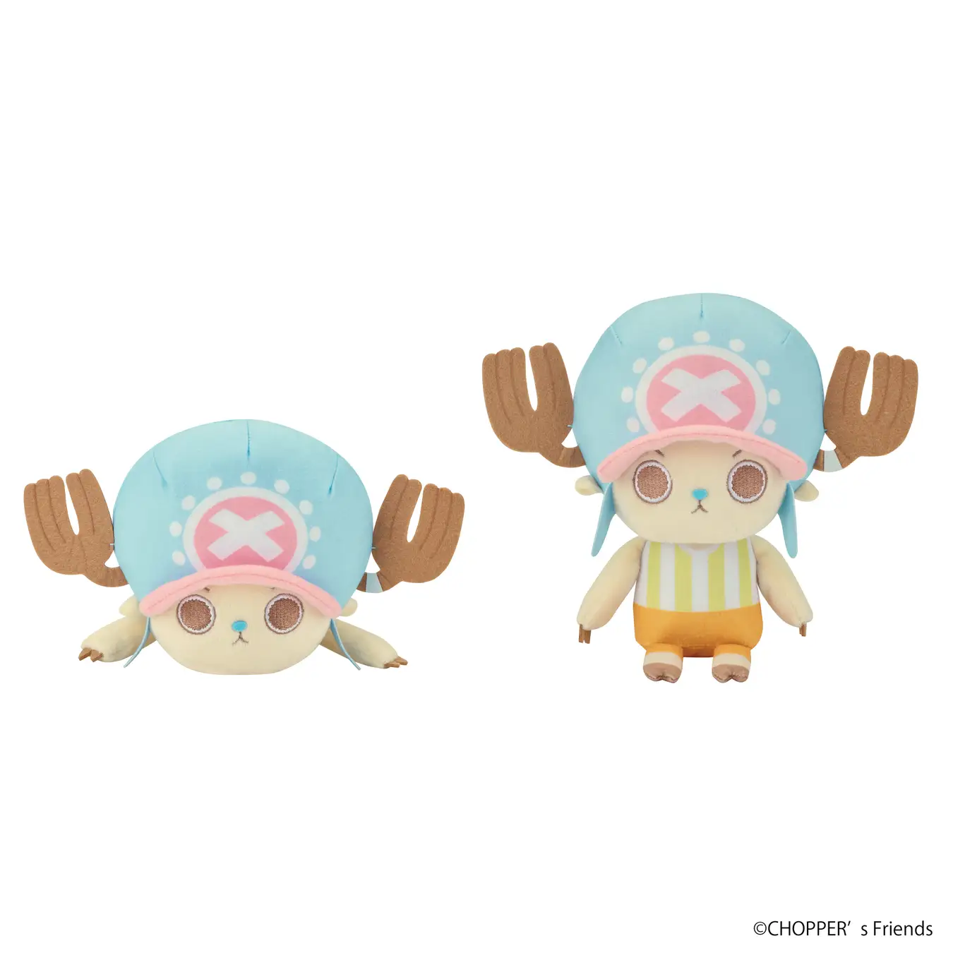 ROUND1 ×《ONE PIECE 海賊王》聯名 CHOPPER's 喬巴玩偶 一般配色 (全2款,分別約10、15cm)