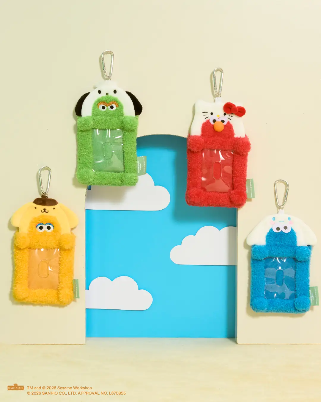 《三麗鷗 × SESAME STREET 芝麻街》聯名證件套