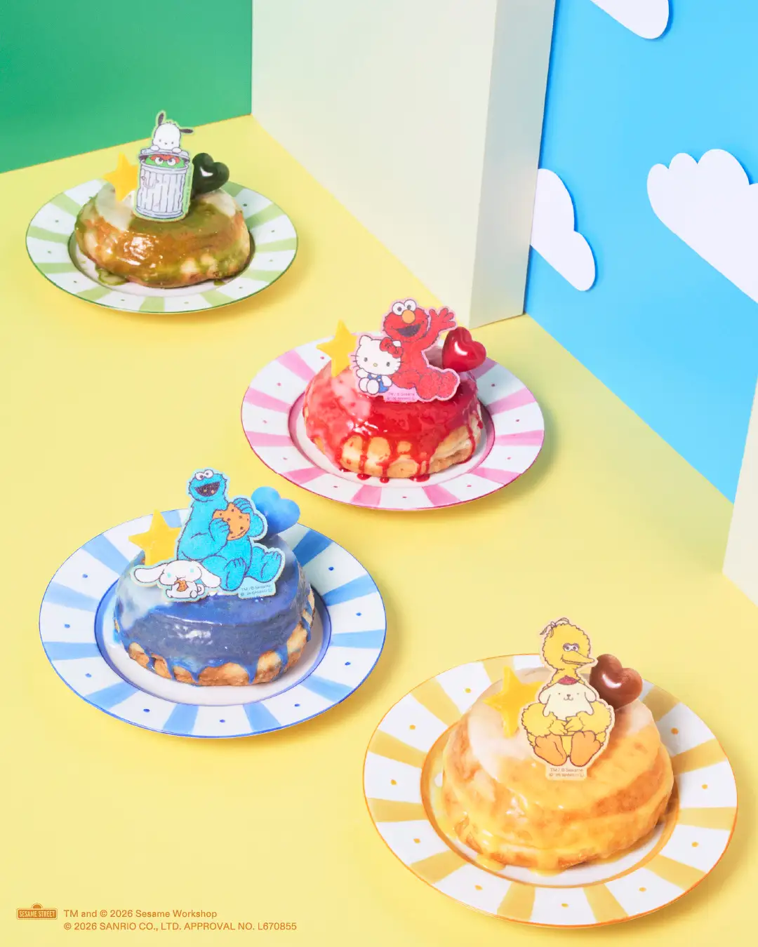 「SESAME STREET MARKET Café」同步推出限定甜甜圈