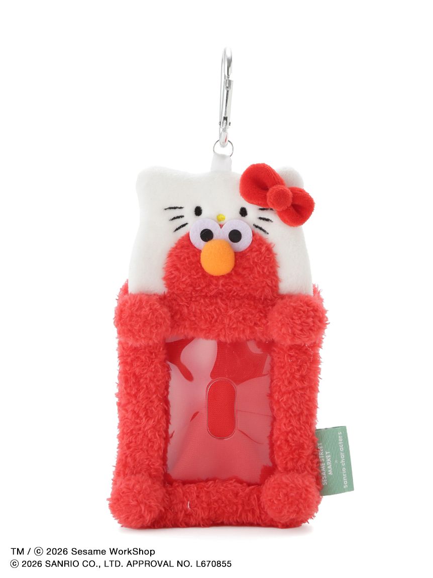《三麗鷗 × SESAME STREET 芝麻街》聯名證件套 艾摩×Hello Kitty款