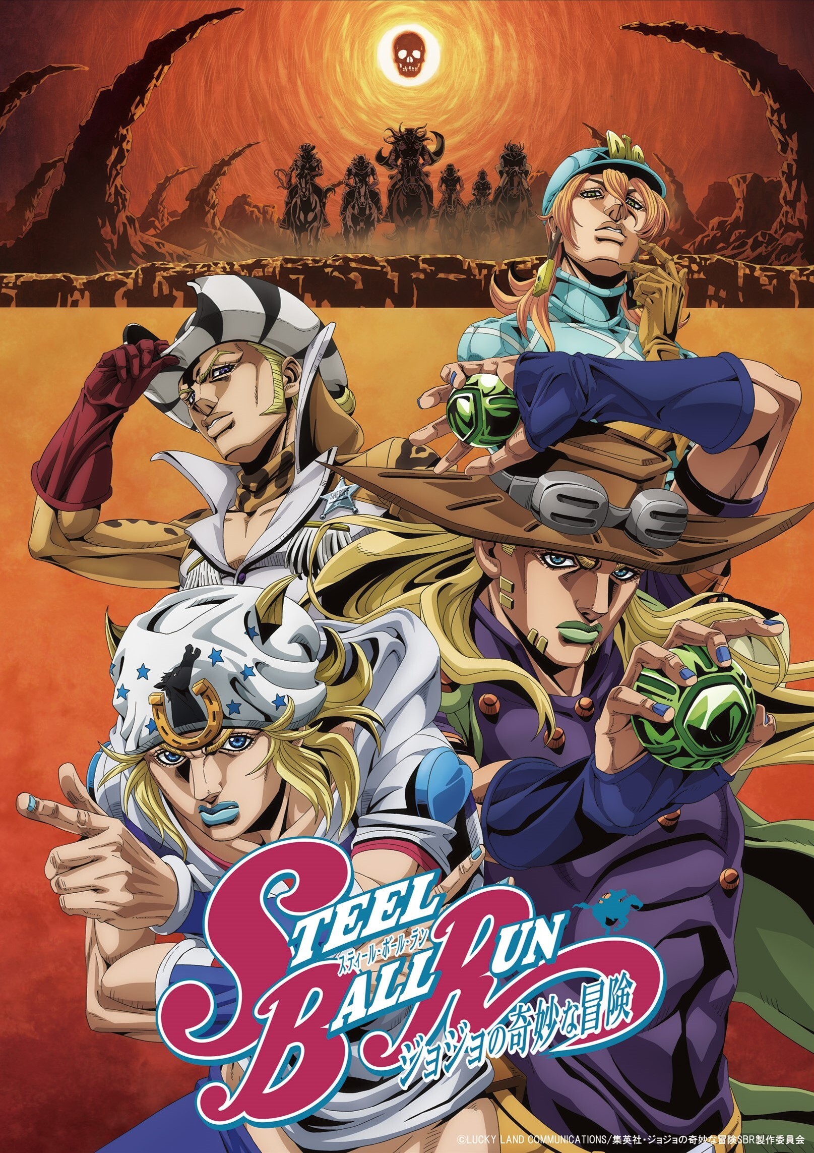 《JOJO 的奇妙冒險》第七部《飆馬野郎(Steel Ball Run)》