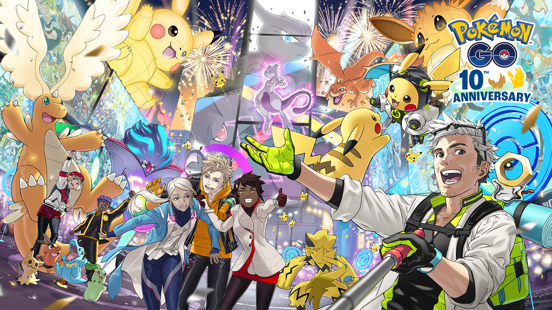 曾風靡全台抓寶風潮的《Pok&eacute;mon GO》迎接10周年紀念