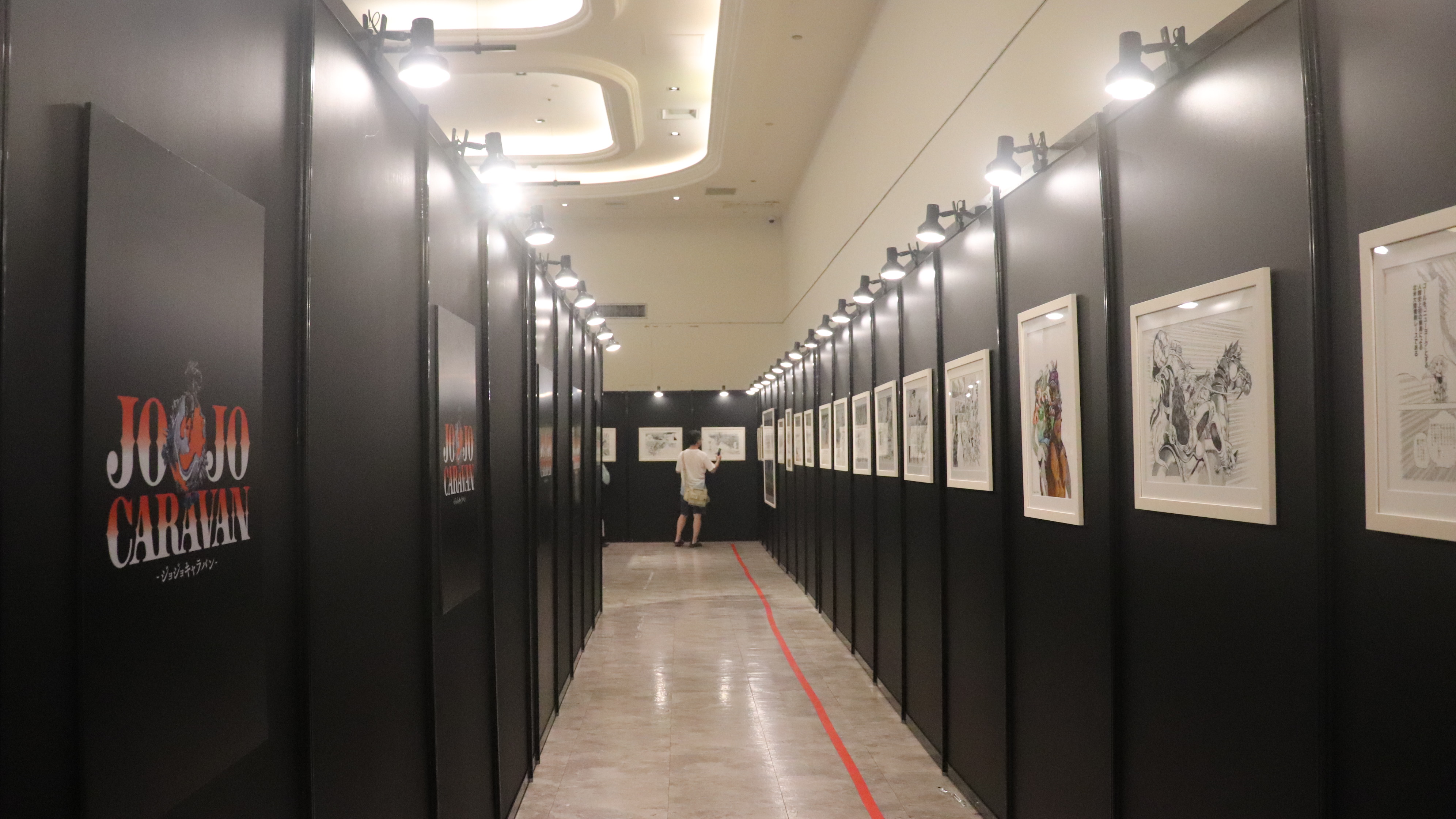 《飆馬野郎JoJo的奇妙冒險》複製原畫展名場面磅礡集結！oneone現場直擊