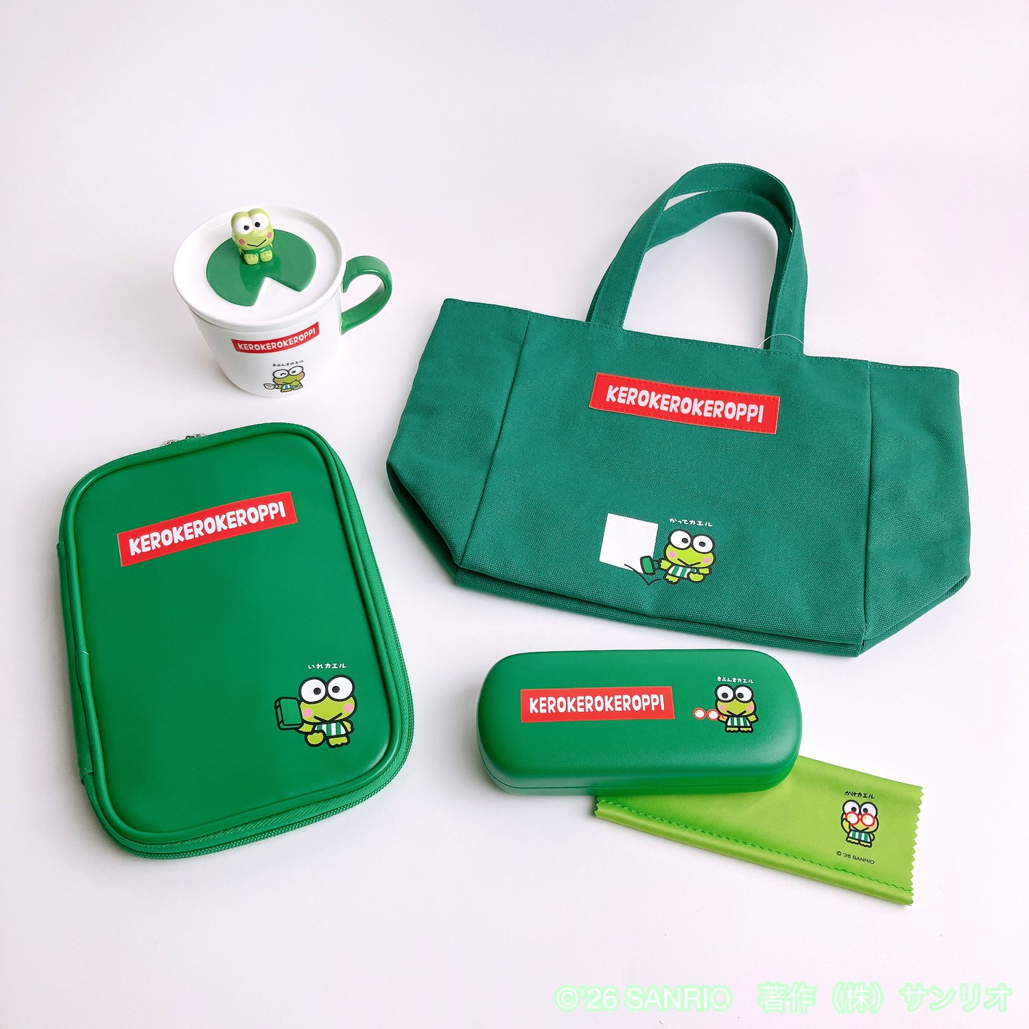 三麗鷗「每天都能用青蛙」大眼蛙生日新品 生活用品周邊實體照
